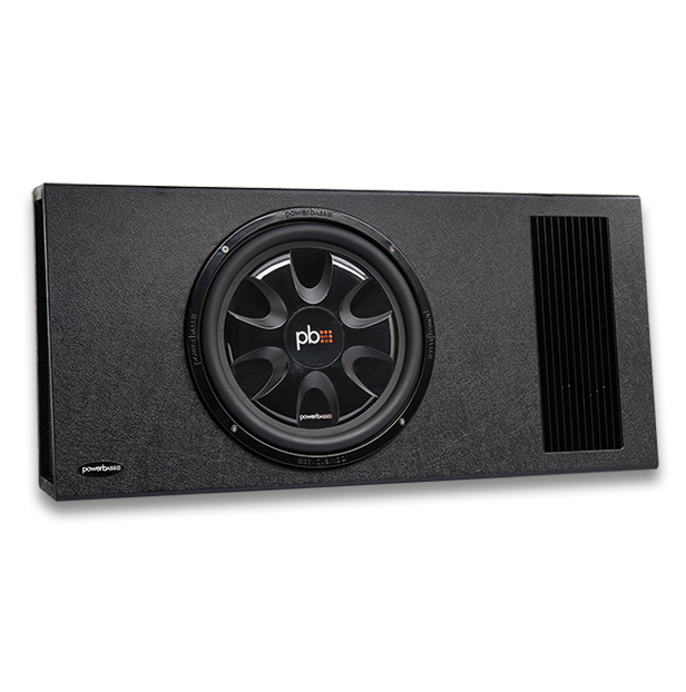 Powerbass PS-AWB121T 12" Amplified Slim Loaded Enclosure