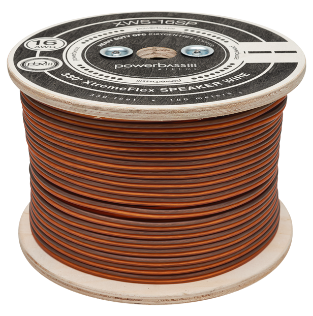 Powerbass XWS-16SP 16 Gauge Xtreme 100% OFC Speaker Wire 150 Metres