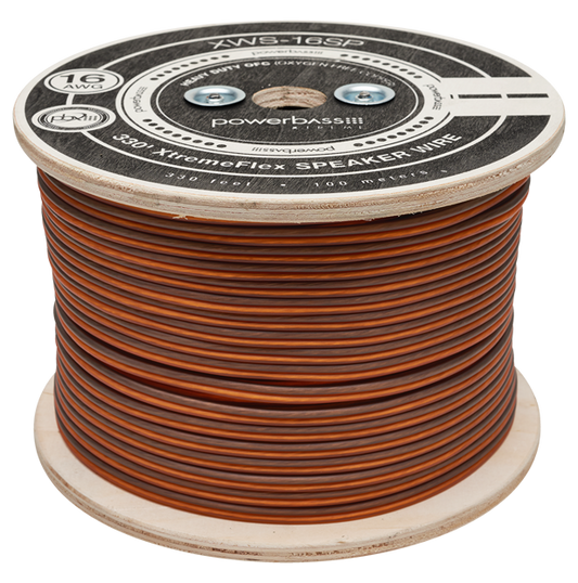 Powerbass XWS-16SP 16 Gauge Xtreme 100% OFC Speaker Wire 150 Metres