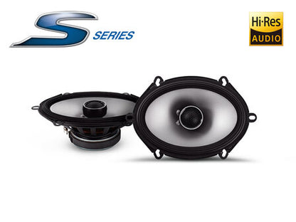 Alpine S2-S68 - S-Series 6"x8” 2-Way Coaxial Car Speakers