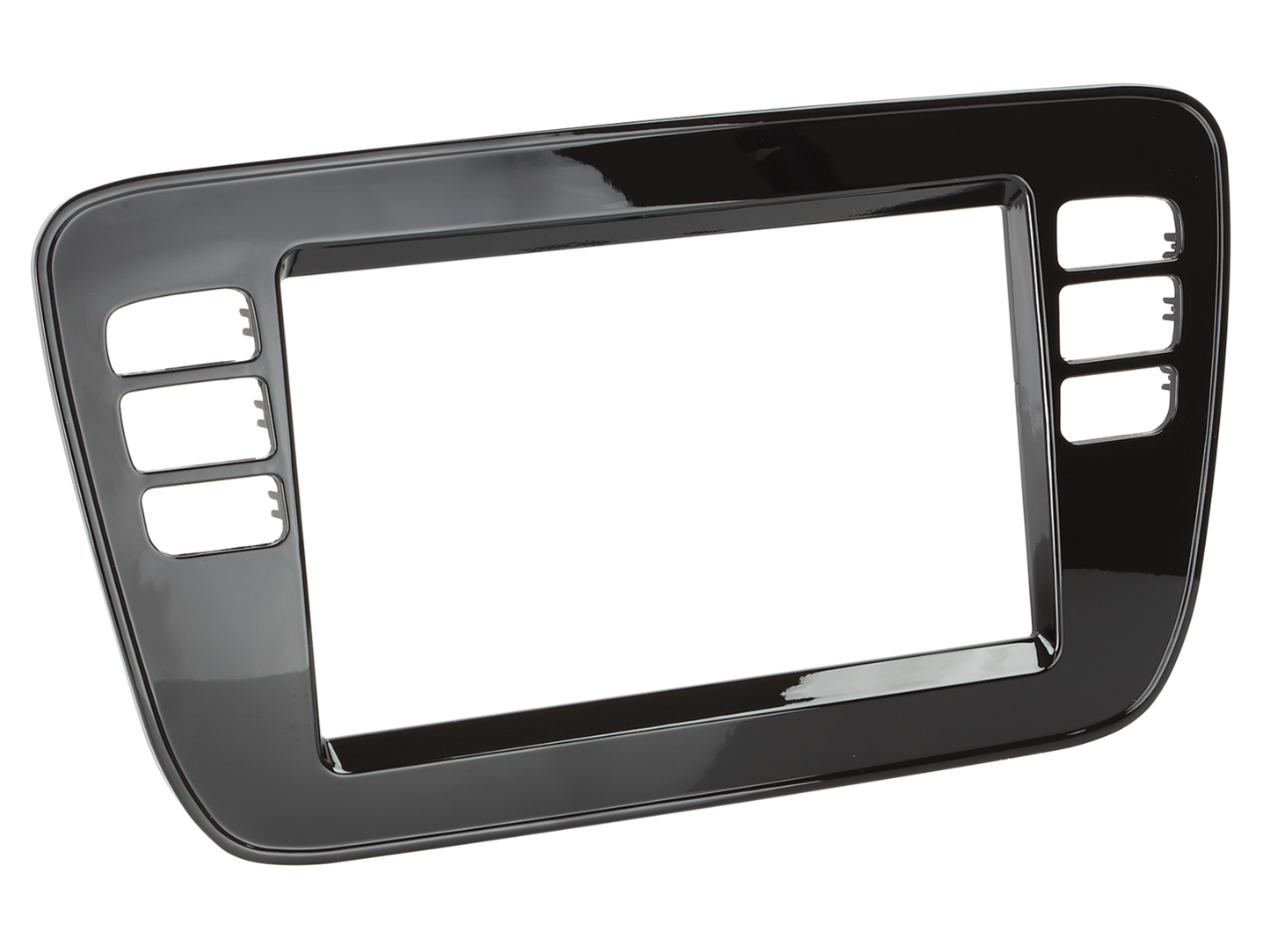 ACV 381320-36-2 - VW UP! Seat Mii Skoda Citygo Gloss Black Double DIN Fascia