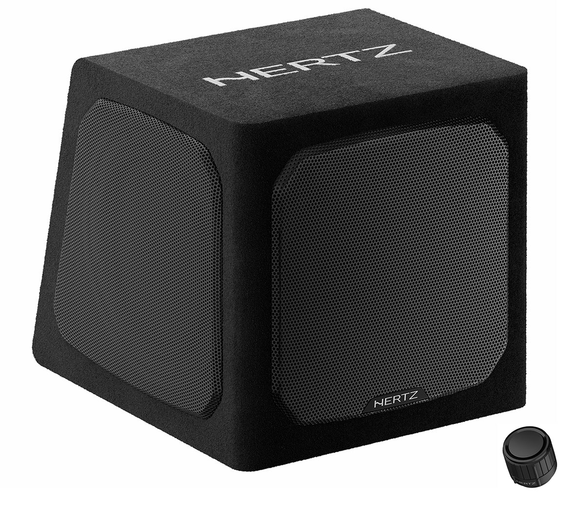 Hertz Dieci DBA 201 - 8" 440 W Active Subwoofer Box with Double Passive Radiators