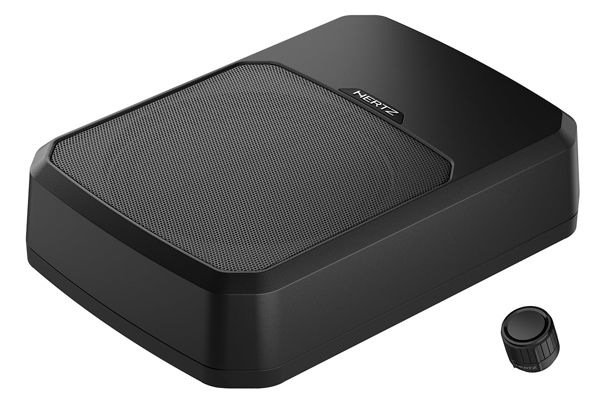 Hertz DBA 201F Flat Sealed Active Under Seat Space Saving Subwoofer 440W