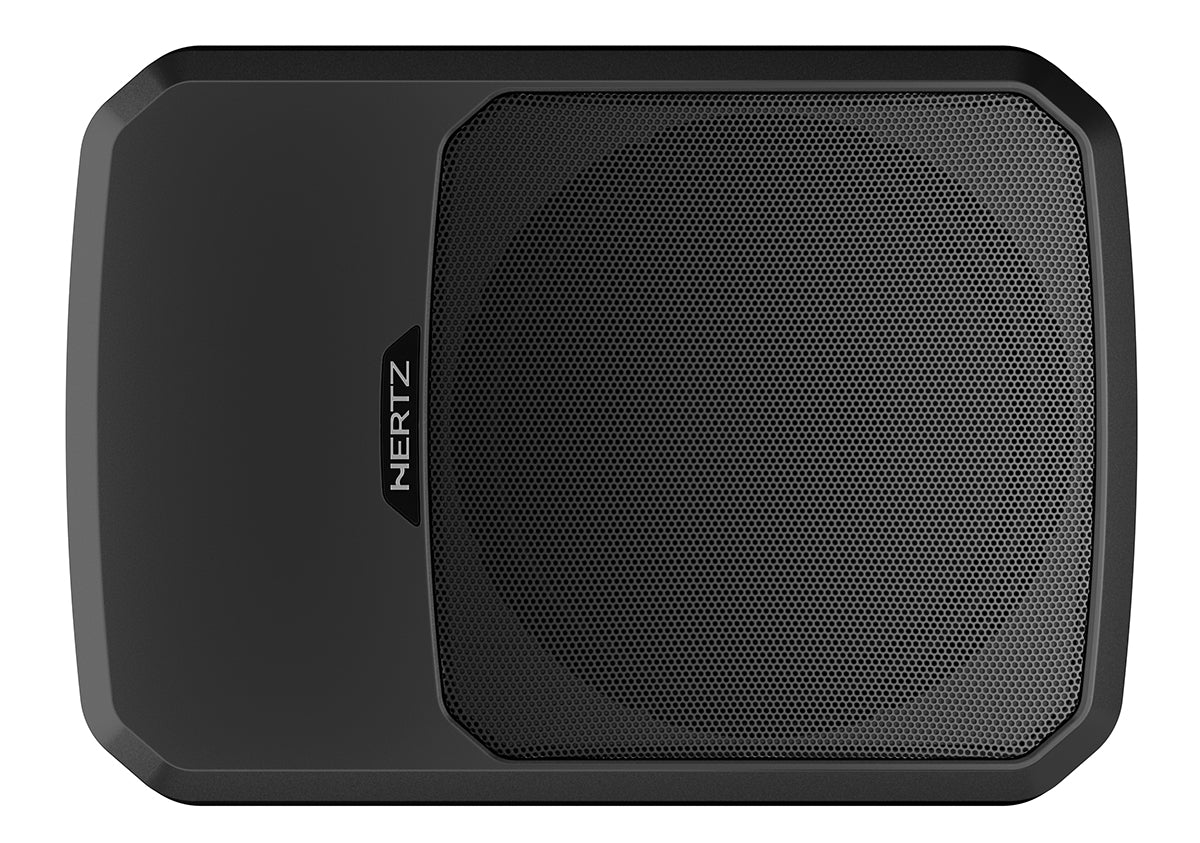 Hertz DBA 201F Flat Sealed Active Under Seat Space Saving Subwoofer 440W