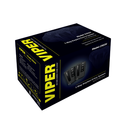 Viper 2103V - 1 Way Keyless Car Alarm