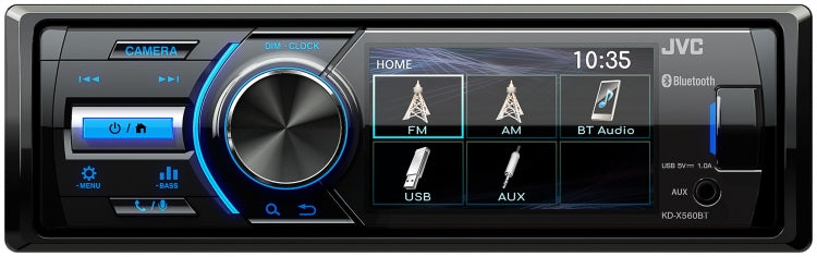 JVC KD-X560BT - Digital Media Receiver Bluetooth iPhone Car Stereo