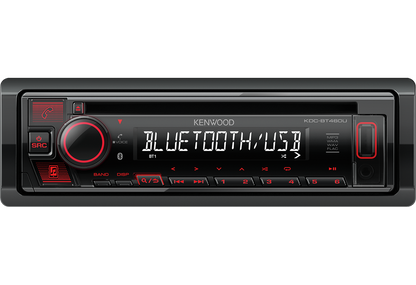 Kenwood KDC-BT460U - CD/MP3 Receiver USB Aux Bluetooth Car Stereo