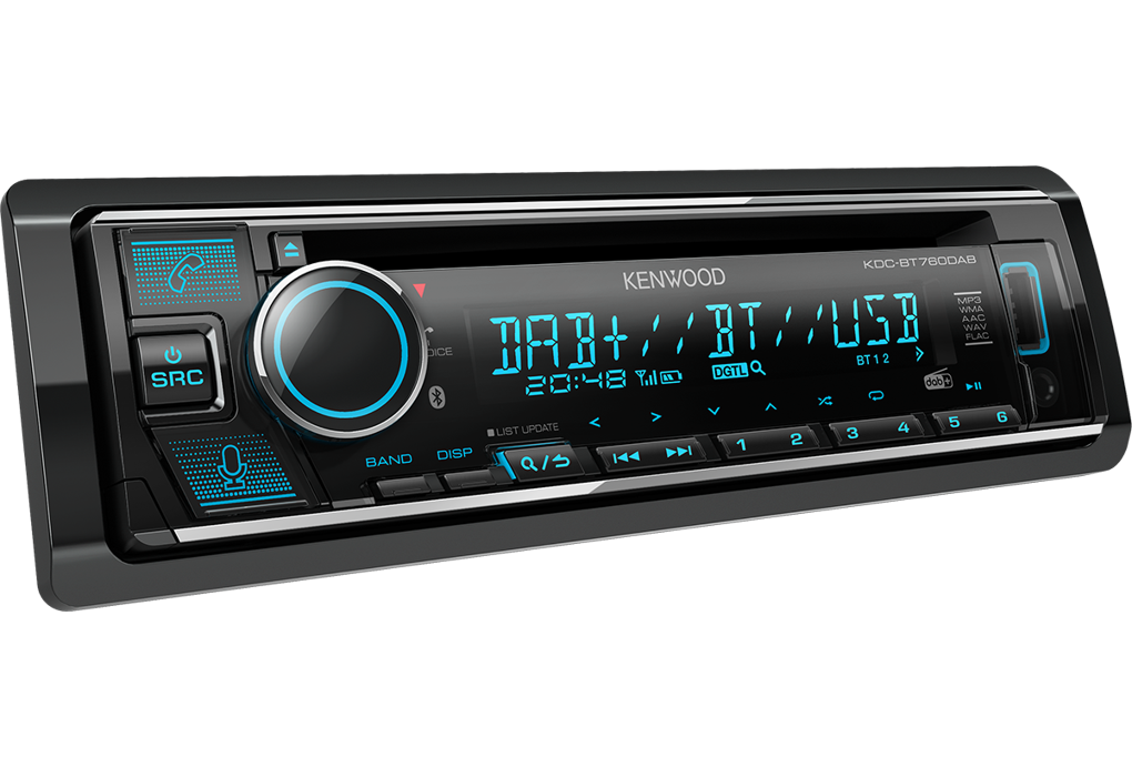Kenwood KDC-BT760DAB - CD/MP3 DAB+ Bluetooth USB Smartphone Alexa Stereo