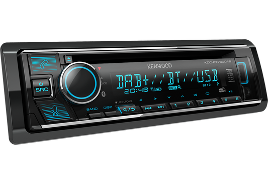 Kenwood KDC-BT760DAB - CD/MP3 DAB+ Bluetooth USB Smartphone Alexa Stereo