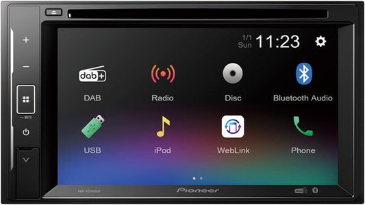Pioneer AVH-A240DAB 6.2" Touchscreen, Bluetooth, DAB,