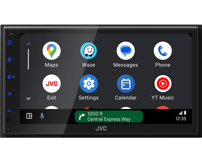 JVC KW-M593BT - 6.8" CarPlay & Android Auto Bluetooth Screen Mirroring Stereo