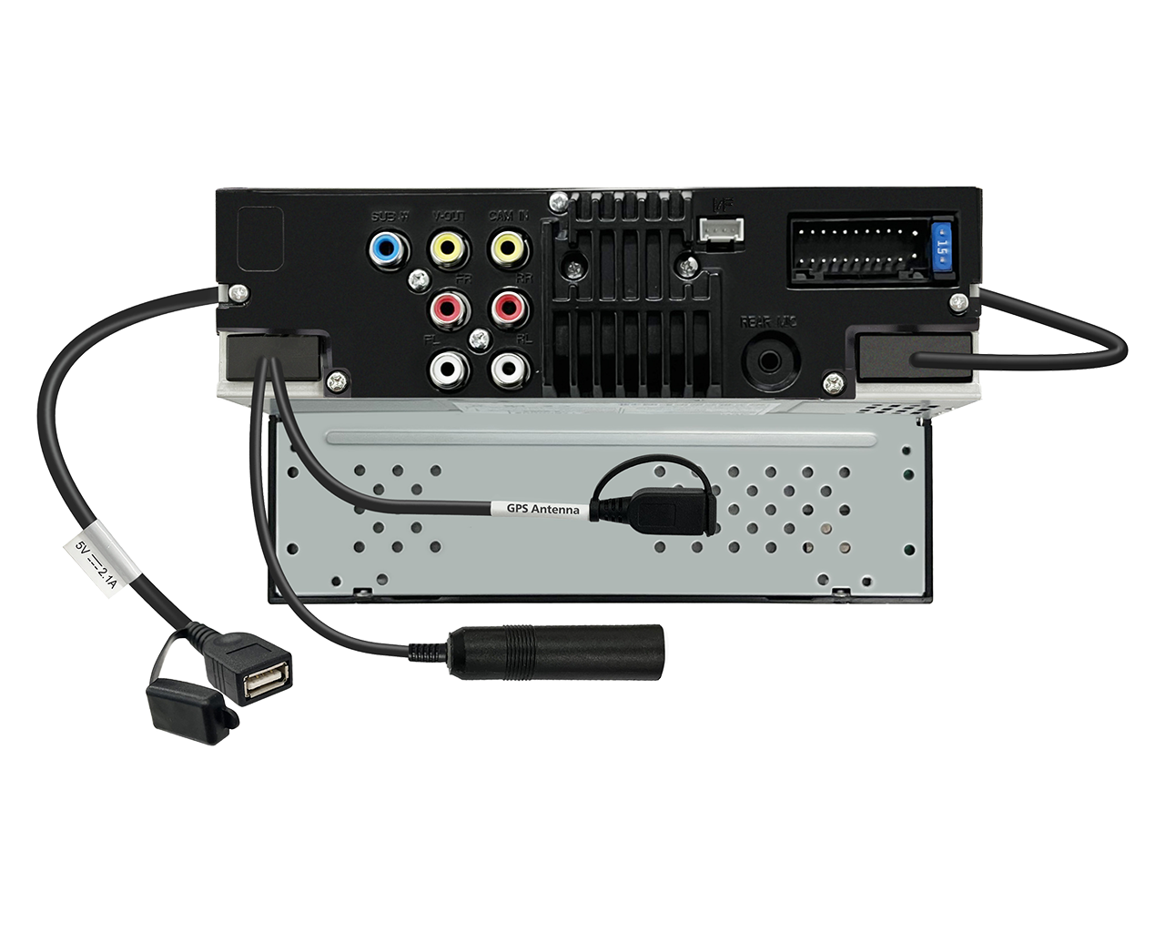 JVC KW-M593BT - 6.8" CarPlay & Android Auto Bluetooth Screen Mirroring Stereo + WUA-8 Wireless Adaptor