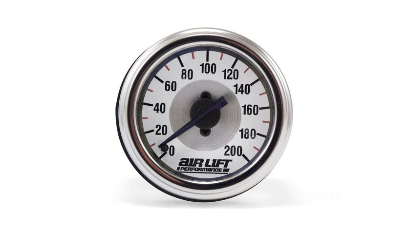 Air Lift 26227 - Single Needle Pressure Gauge - 200PSI
