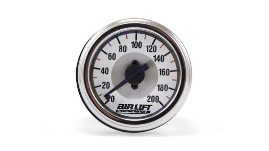 Air Lift 26227 - Single Needle Pressure Gauge - 200PSI