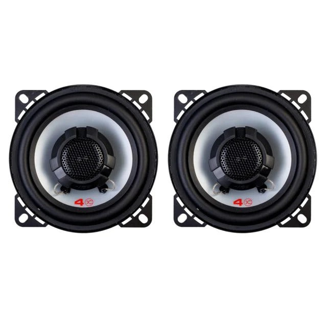 Vibe PULSE4-V3 - 10cm 4" 2-Way Coaxial Car Speakers with Grills