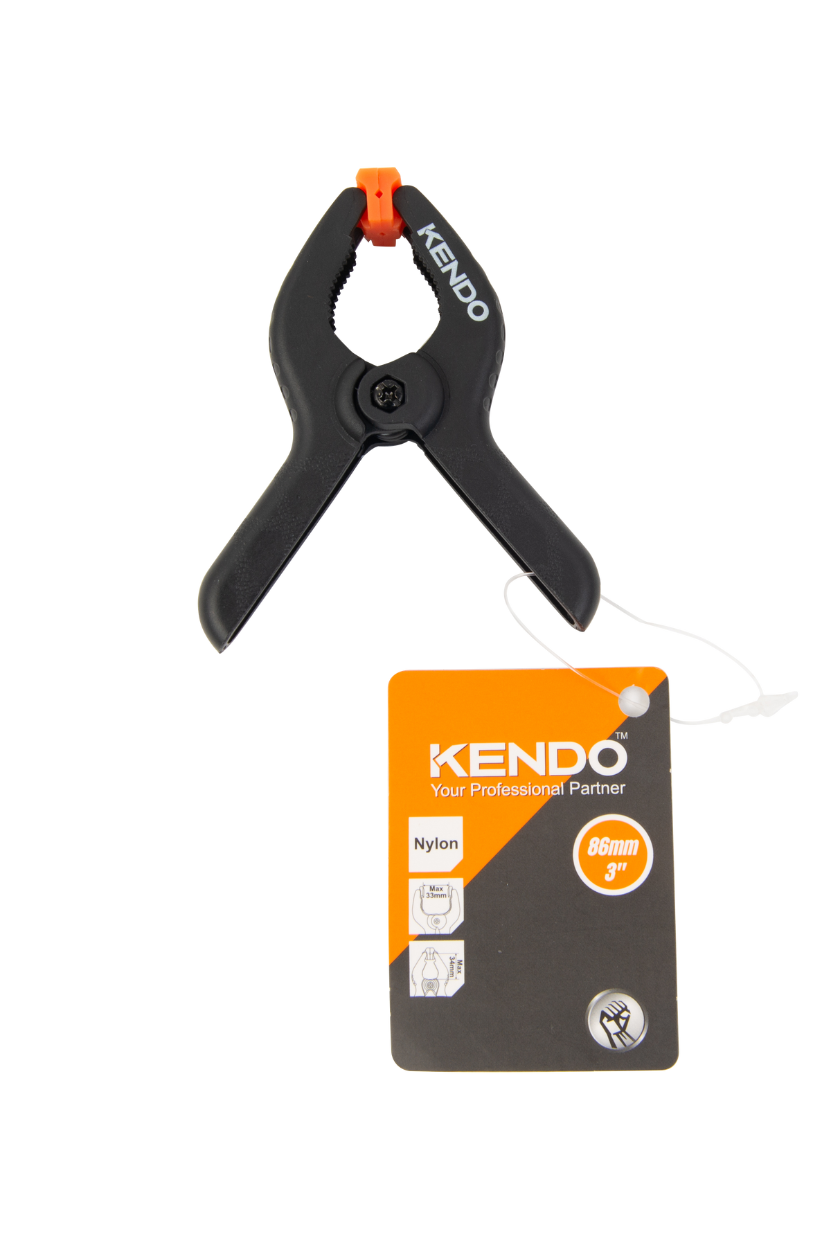 Kendo 40121 - Heavy Duty 3" Spring Clamp (Pack of 4)