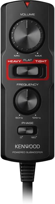 Kenwood KSC-PSW7EQ Compact Under Seat 160W Active EQ Subwoofer