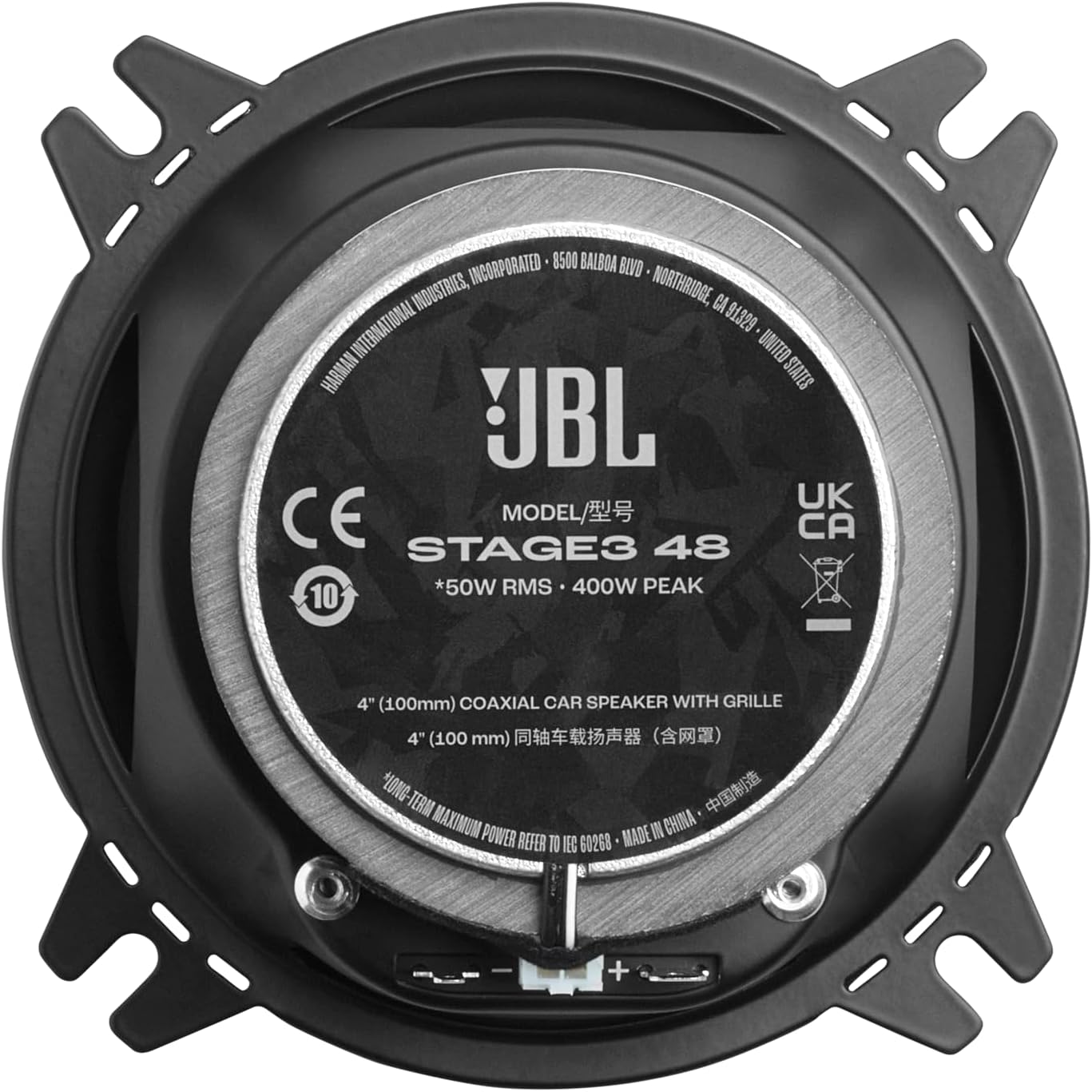 JBL STAGE3 48 - Stage3 Gen2 4" Coaxial Speakers