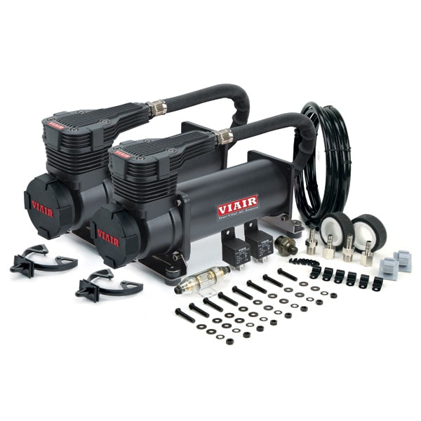 VIAIR 485C Gen. 2 Compressors Dual Value Pack Black