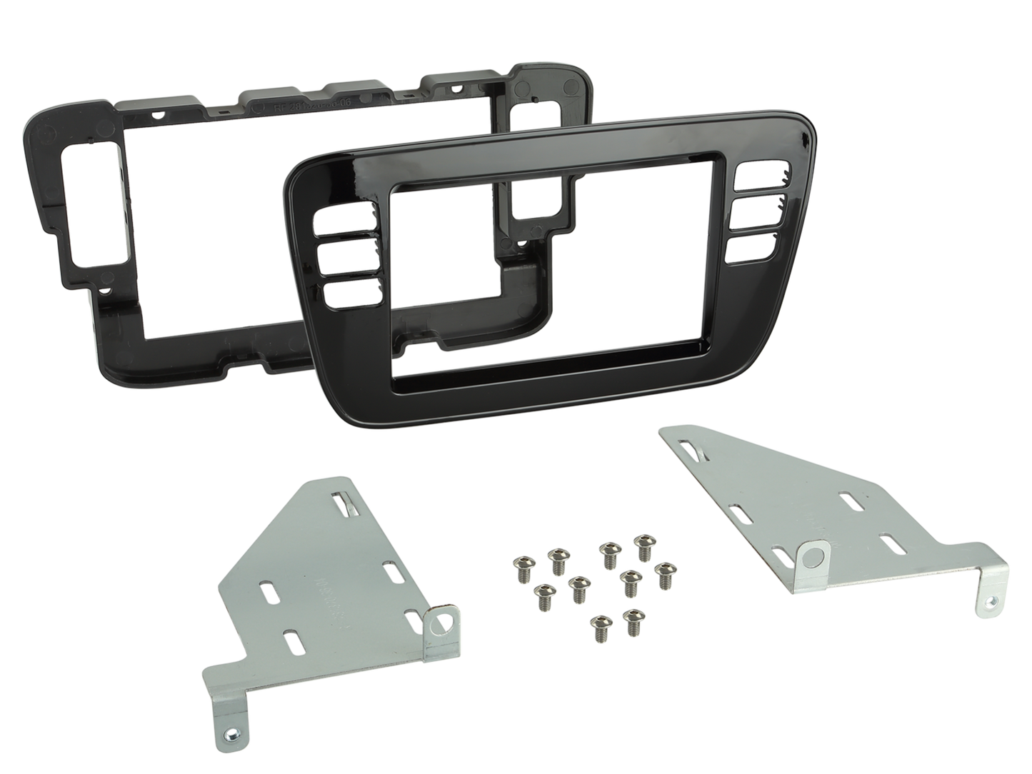 ACV 381320-36-2 - VW UP! Seat Mii Skoda Citygo Gloss Black Double DIN Fascia