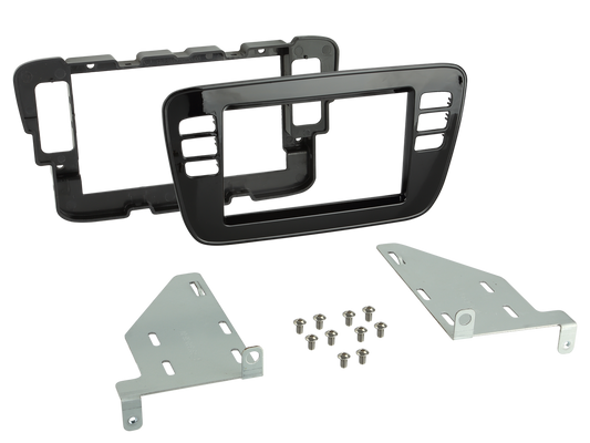 ACV 381320-36-2 - VW UP! Seat Mii Skoda Citygo Gloss Black Double DIN Fascia
