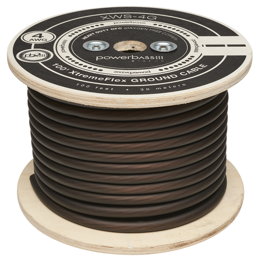 Powerbass XWS-4G 100% OFC 4 AWG Ground Wire 30 Metres
