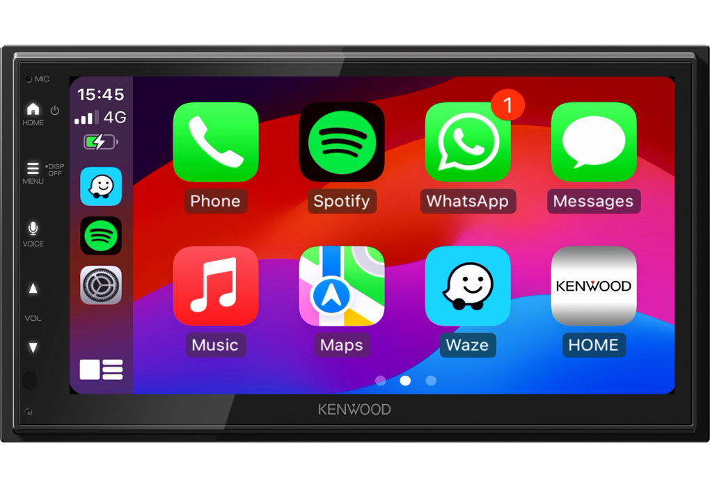 Kenwood DMX5023DABS - 6.8” Wired CarPlay Android Auto Mirroring, DAB+ Radio Multimedia Screen