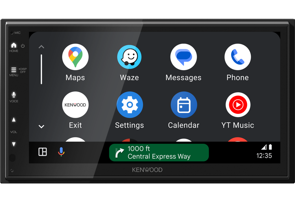 Kenwood DMX5023DABS - 6.8” Wired CarPlay Android Auto Mirroring, DAB+ Radio Multimedia Screen