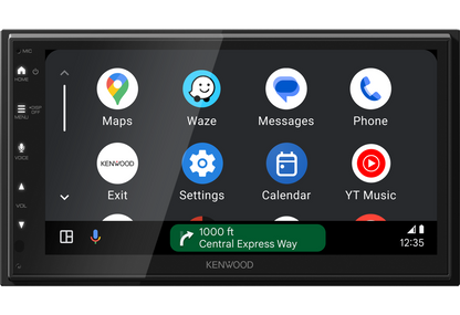 Kenwood DMX5023DABS - 6.8” Wired CarPlay Android Auto Mirroring, DAB+ Radio Multimedia Screen