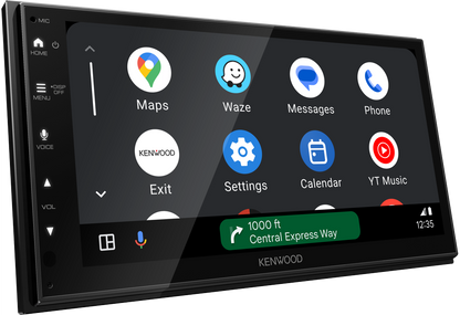 Kenwood DMX5023DABS - 6.8” Wired CarPlay Android Auto Mirroring, DAB+ Radio Multimedia Screen