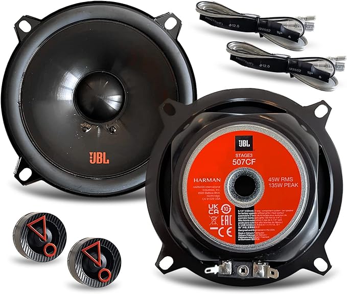 JBL Stage3 507CF – 5.25” 2-Way Car Component Speakers 270W