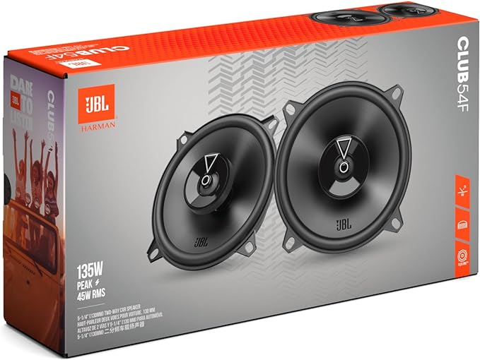 JBL Club 54F 5.25” (130mm) 2-way Co-axial Car Speakers 270W