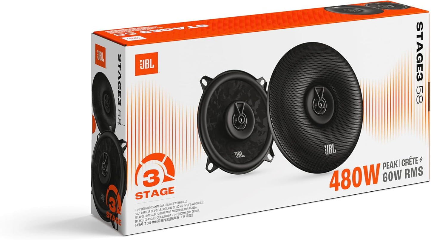 JBL STAGE3 58 - Stage3 Gen2 5.25" 2-Way Coaxial Speakers