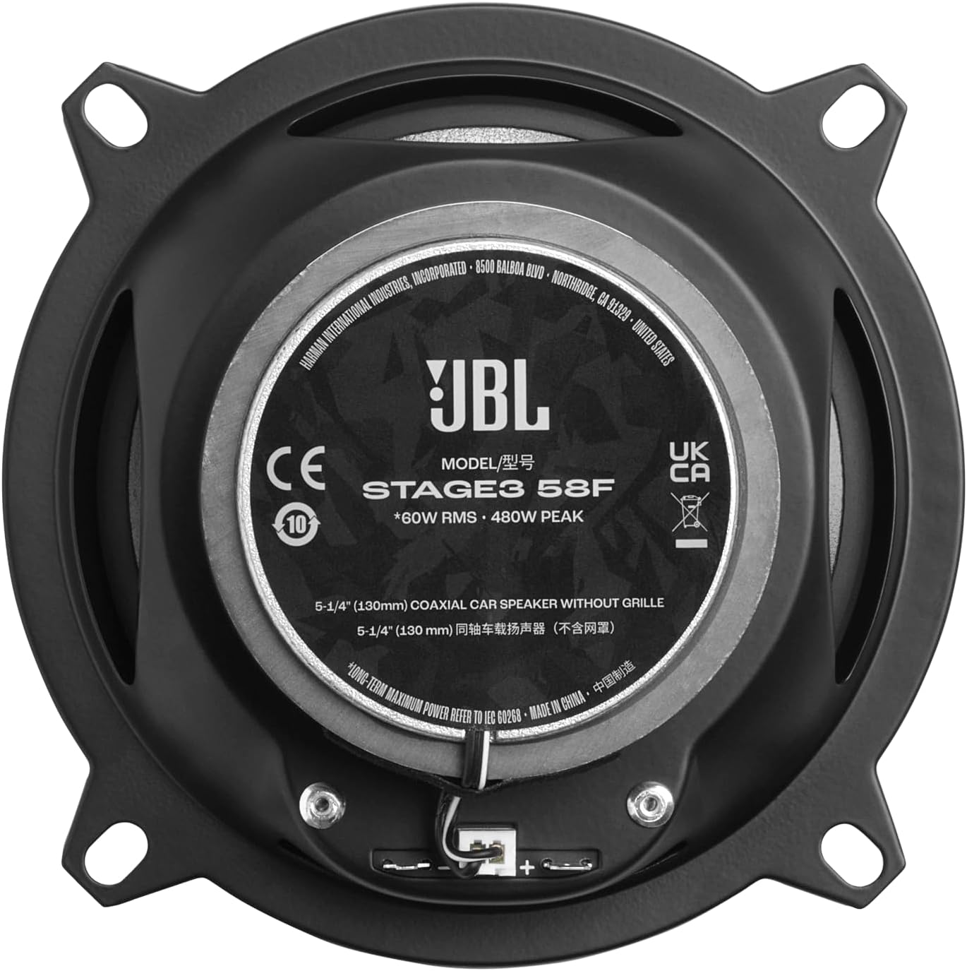 JBL Stage3 58F - Stage3 Gen2 5.25" Coaxial Speakers
