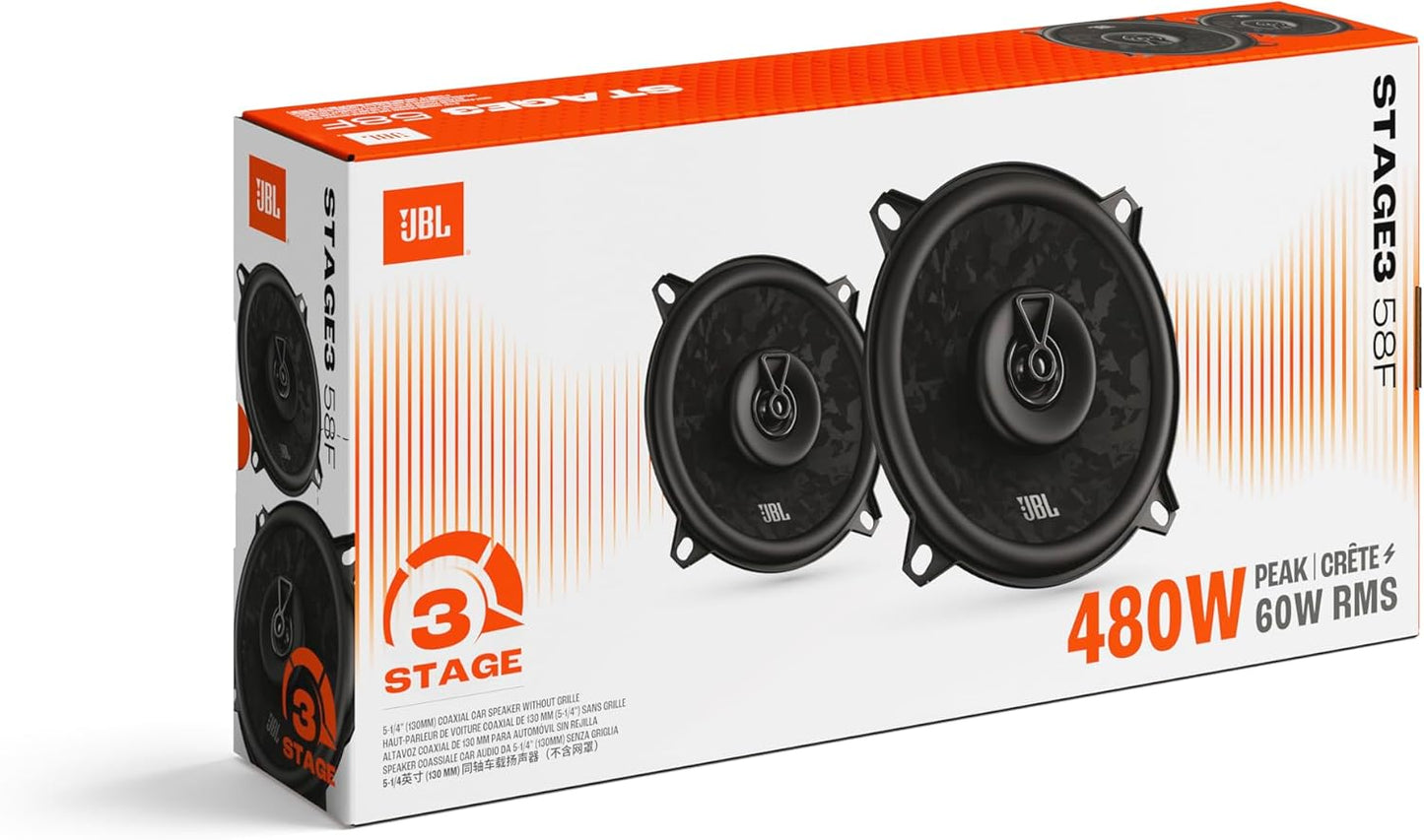 JBL Stage3 58F - Stage3 Gen2 5.25" Coaxial Speakers