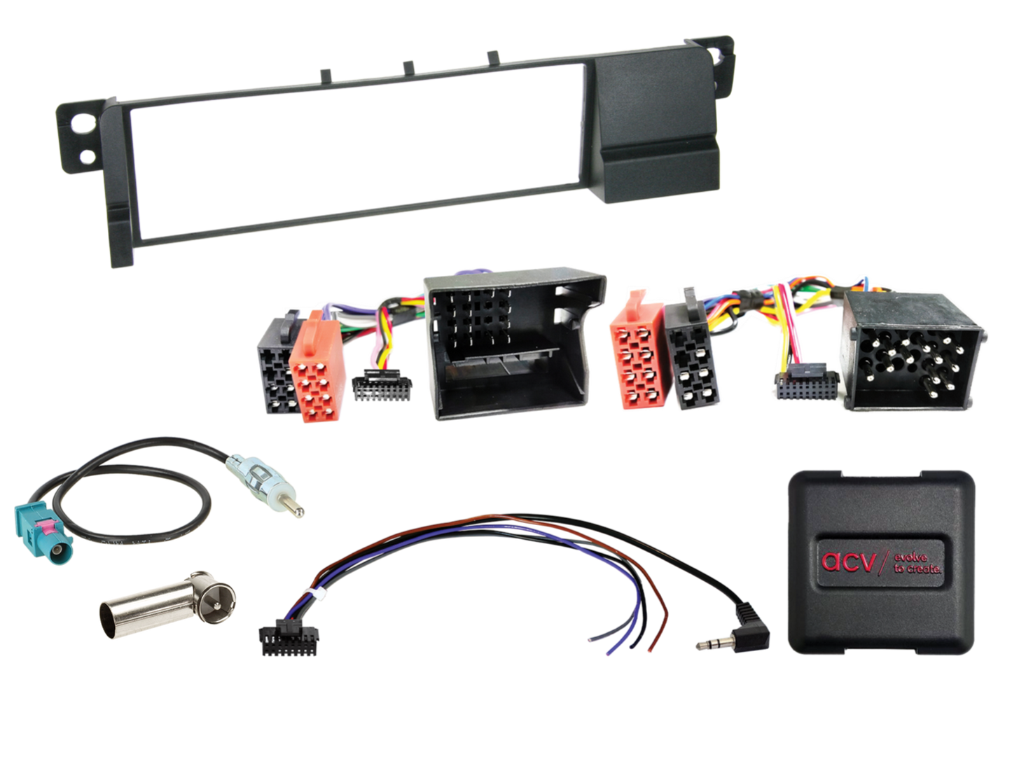 ACV 611023-01-1 - BMW E46 Single Din Fitting Kit