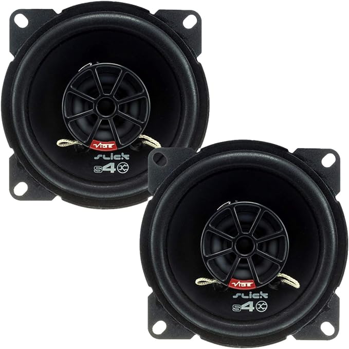 VIBE SLICK4-V7 10cm 4” 2-Way Coaxial Door/Dash Speaker 300W