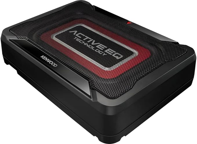 Kenwood KSC-PSW7EQ Compact Under Seat 160W Active EQ Subwoofer