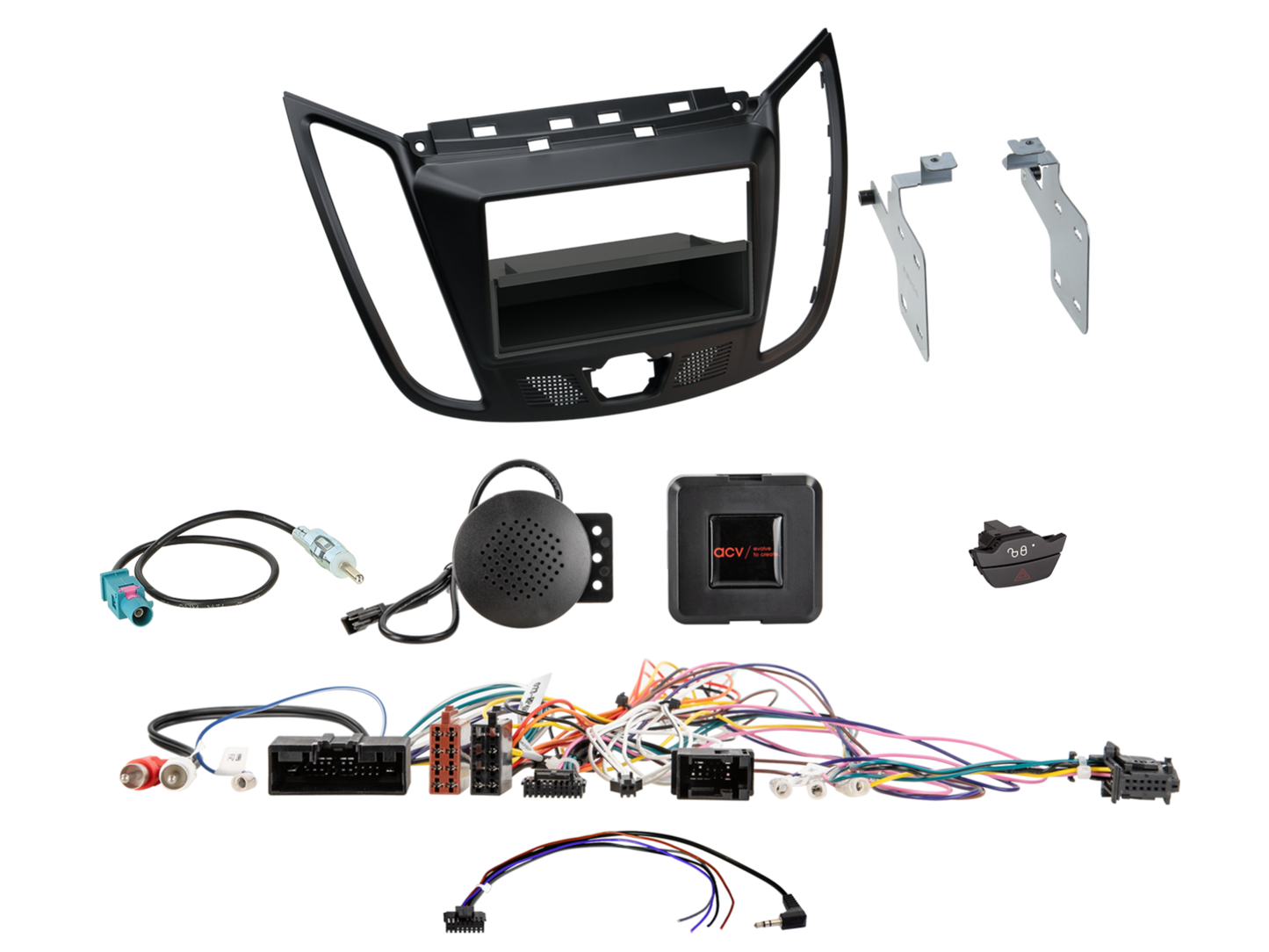 acv 621114-22-4 - Ford Double DIN Fitting Kit For C-Max/Kuga