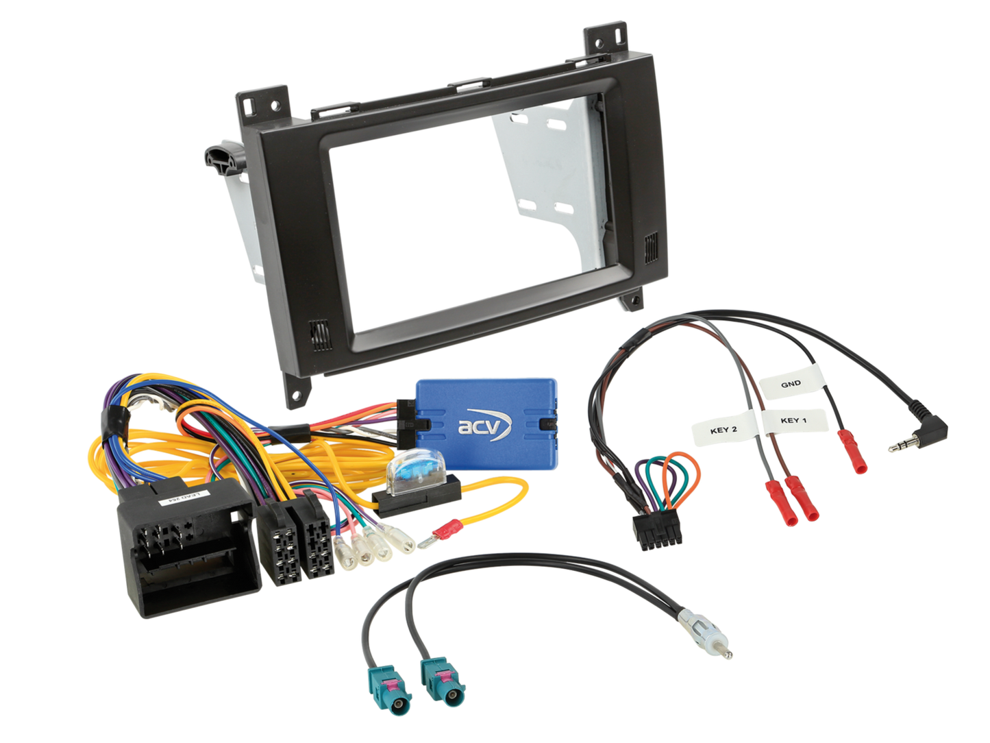 ACV 621190-37-1 - Mercedes Double DIN Fitting Kit