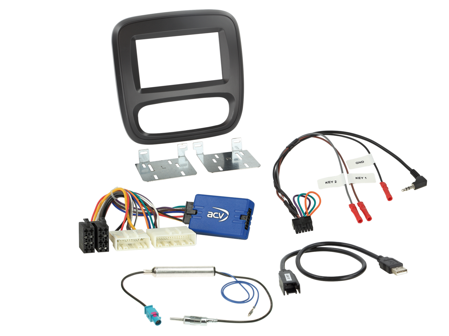 ACV 621230-16-1 - Vauxhall Double DIN Fitting Kit