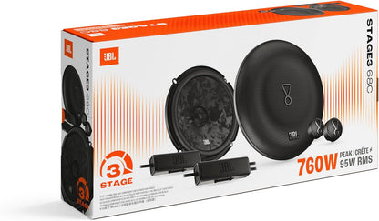 JBL STAGE3 68C - Stage3 Gen2 6.5" 2-Way Component Speakers