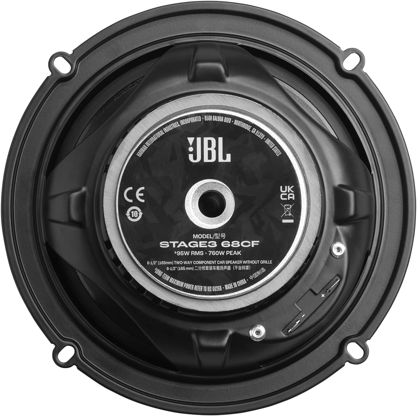 JBL STAGE3 68CF - Stage3 Gen2 6.5" 2-Way Component Speakers