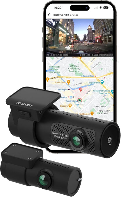 BlackVue DR770X-2CH - 1080p 2-Channel 64GB Wi-Fi GPS 2 Channel Dash Cam
