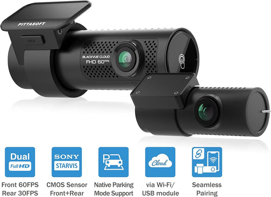 BlackVue DR770X-2CH - 1080p 2-Channel 64GB Wi-Fi GPS 2 Channel Dash Cam