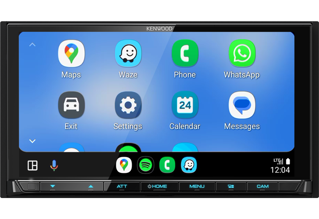 Kenwood DMX8021DABS - 7.0" Wireless Apple CarPlay & Android Auto, Bluetooth, DAB