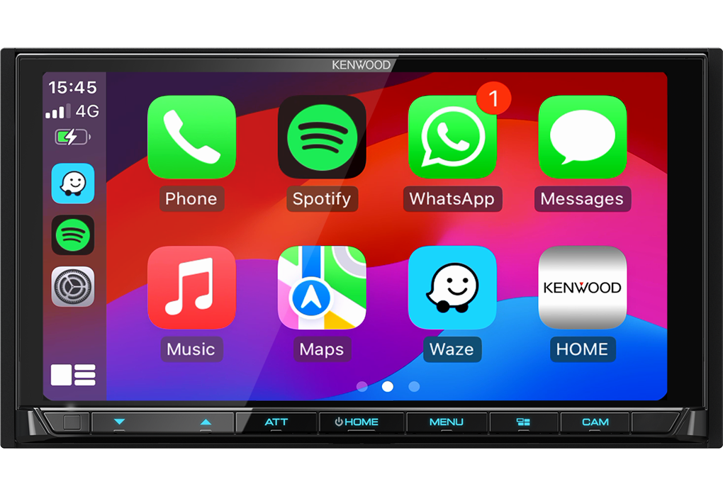 Kenwood DMX8021DABS - 7.0" Wireless Apple CarPlay & Android Auto, Bluetooth, DAB