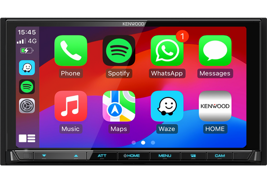 Kenwood DMX8021DABS - 7.0" Wireless Apple CarPlay & Android Auto, Bluetooth, DAB