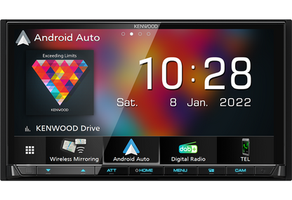 Kenwood DMX8021DABS - 7.0" Wireless Apple CarPlay & Android Auto, Bluetooth, DAB