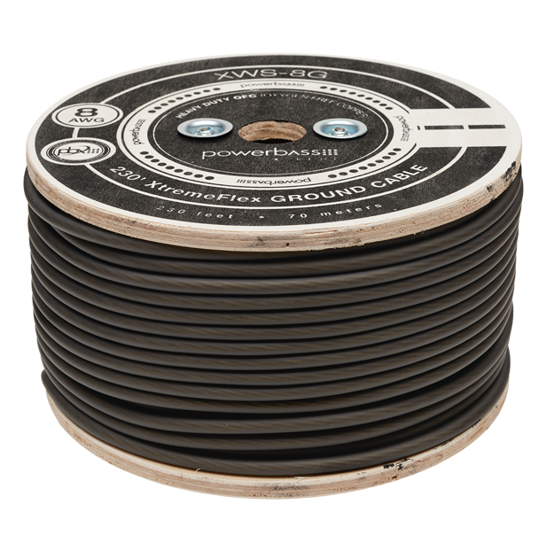 Powerbass XWS-8G 100% OFC 8 AWG Ground Wire 70 Metres